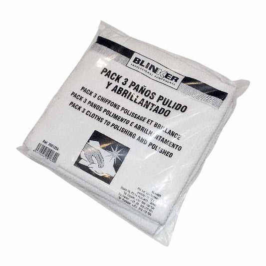 PACK 3 PAÑOS PARA PULIDO Y ABRILLANTADO