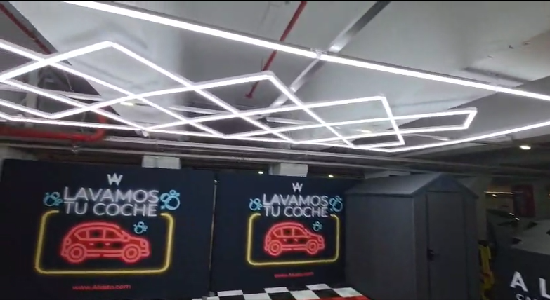 Luces hexagonales Alvato