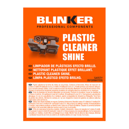 ETIQUETA ID LIMPIADOR PLASTICOS BRILLO