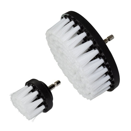 SET DE CEPILLOS TALADRO BLANCO 2 PZAS (INTERIOR)