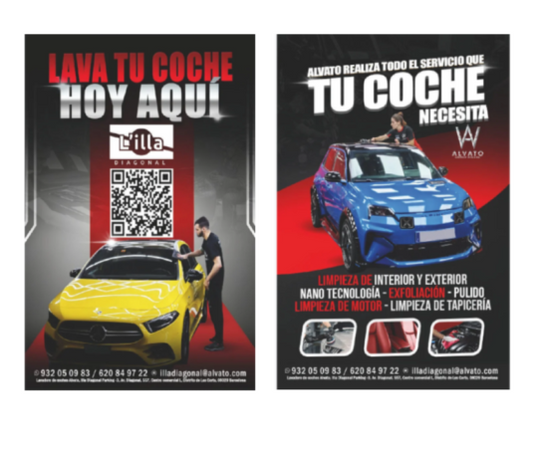 Flyer Lava tu coche hoy