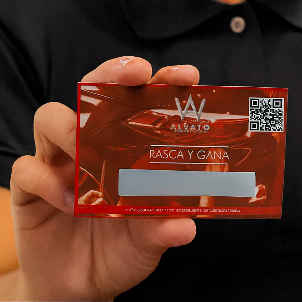 RASCA Y GANA QR 50 UND