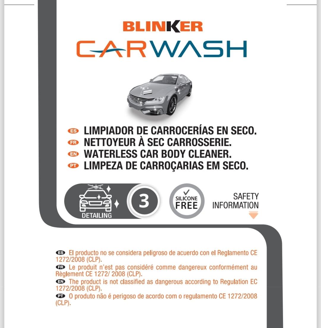 ETIQUETA ID WATERLESS CAR CLEANER
