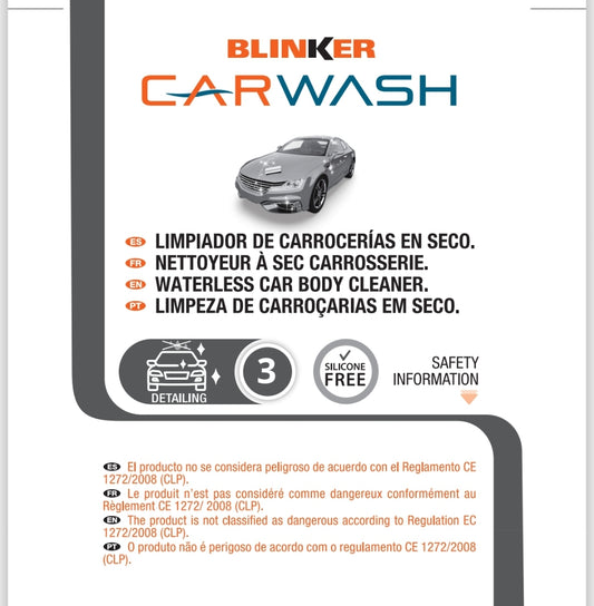 ETIQUETA ID WATERLESS CAR CLEANER